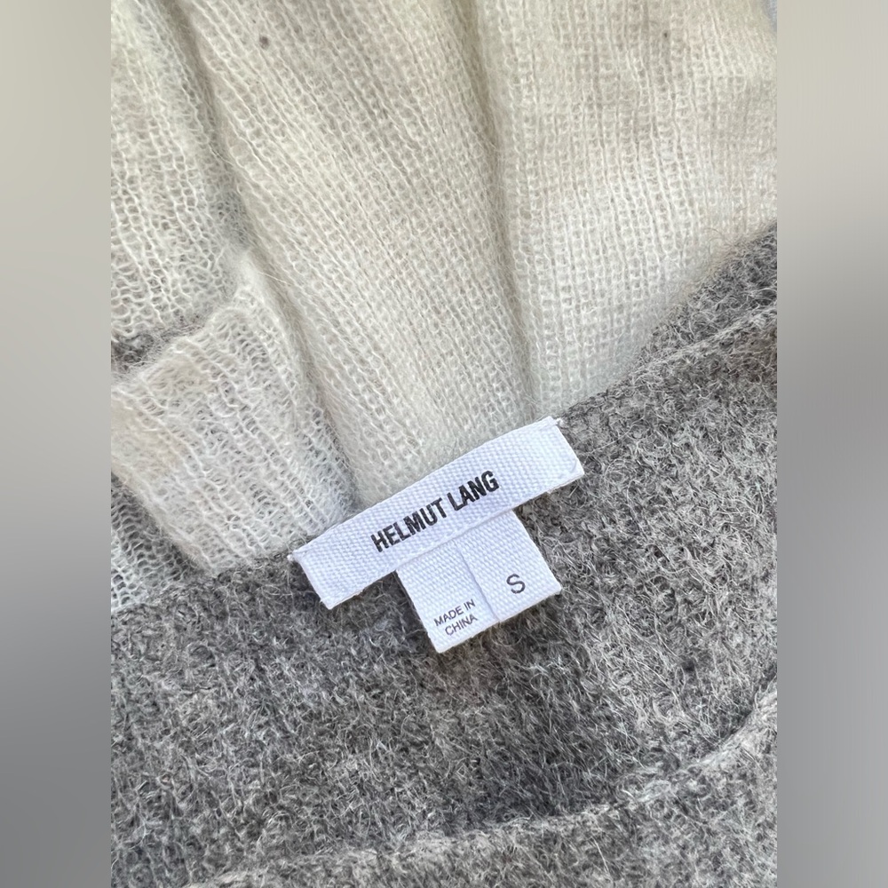 Helmut Lang Color Block Super Soft Sweater Side S… - image 7